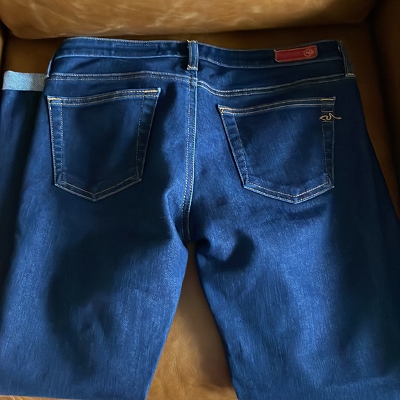 AG ADRIANO GOLDSCHMIED jeans the Stilt Roll-Up size 27 dark wash - Picture 10 of 10